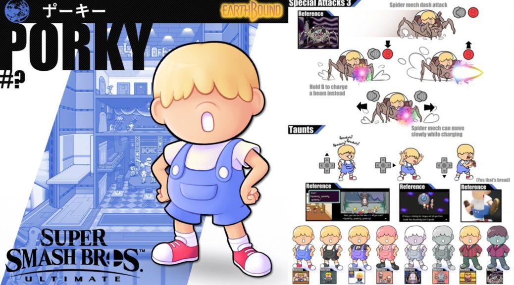 Fan Art What If Earthbound S Porky Was A Super Smash Bros