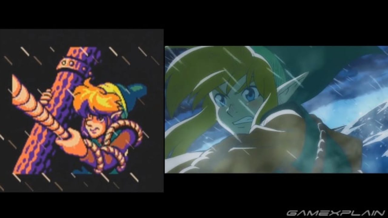 Here's A Comparison Of The Legend Of Zelda: Link's Awakening On