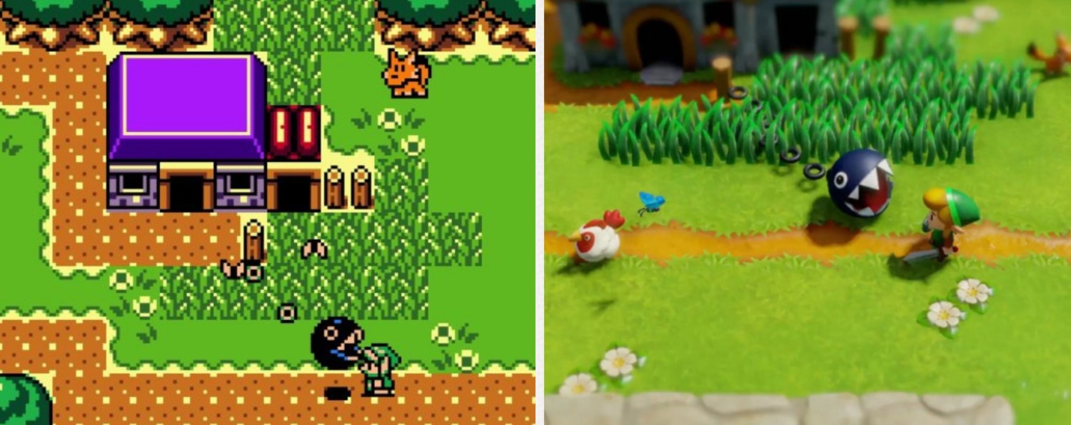 Here's A Comparison Of The Legend Of Zelda: Link's ...