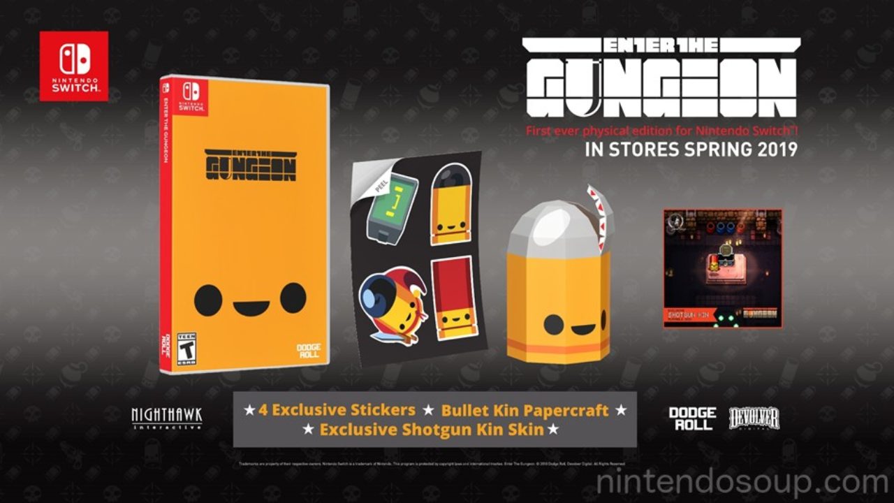 Enter The Gungeon Ultimate Edition Heading To Switch This Spring –  NintendoSoup