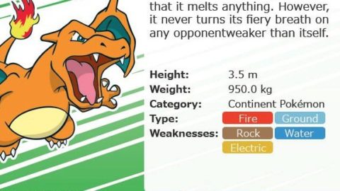 Official Pokemon Facebook Page Calls Charizard A Ground Type Pokemon