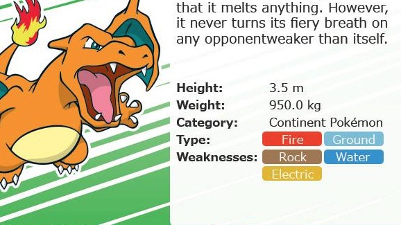 charizard height comparison