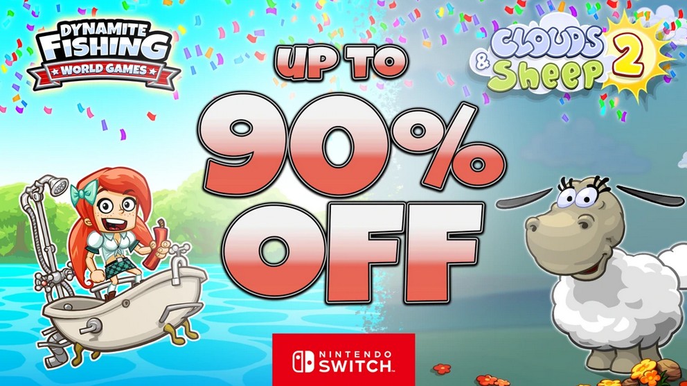 Clouds & Sheep 2 And Dynamite Fishing Are Up To 99% Off On Switch –  NintendoSoup