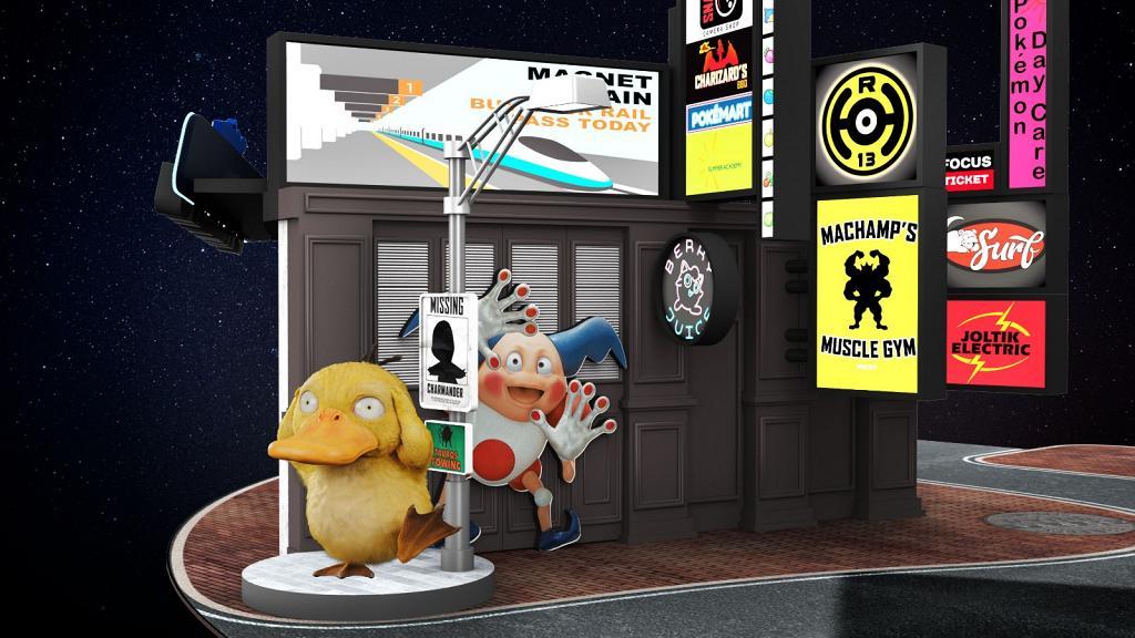 detective pikachu cafe figure collection