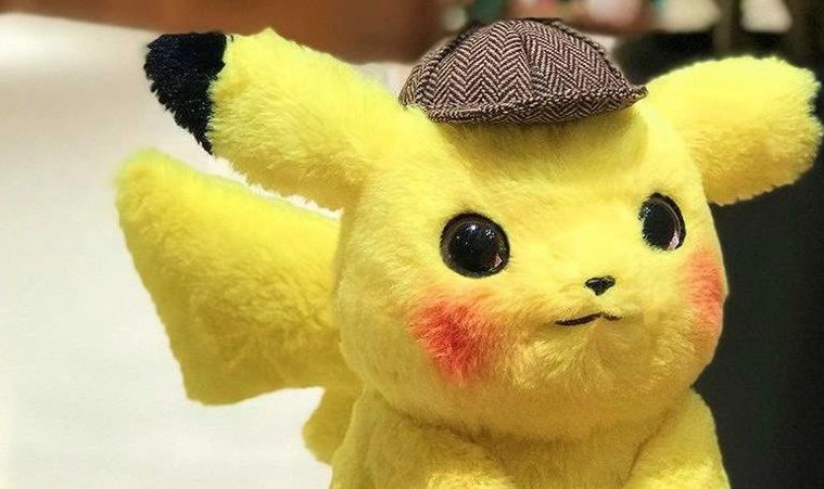 pokémon 32cm detective pikachu feature plush