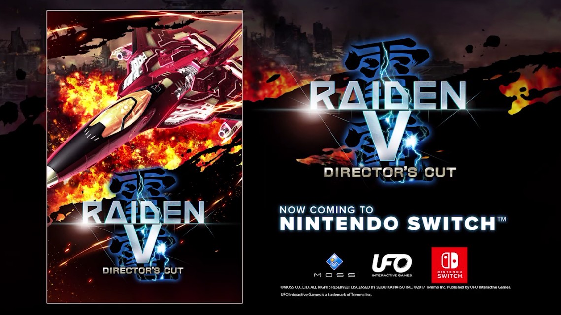 Raiden V: Director's Cut Hits Nintendo Switch In June 2019