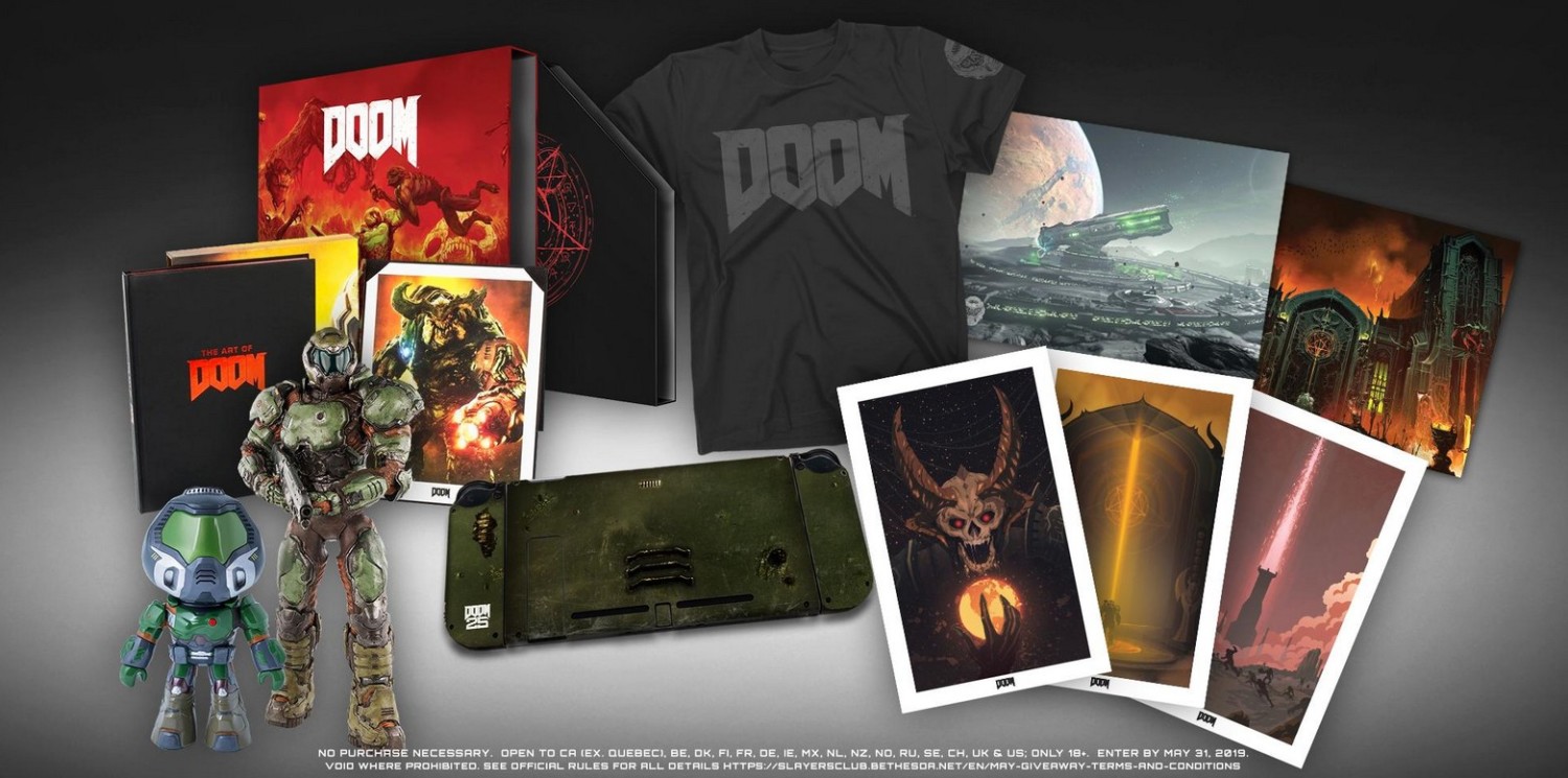 Bethesda's Slayers Club Rewards Include A DOOM Themed Nintendo Switch –  NintendoSoup