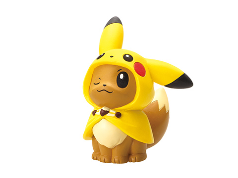 Pokemon Center Eevee Wearing Pikachu Poncho Plush – NintendoSoup