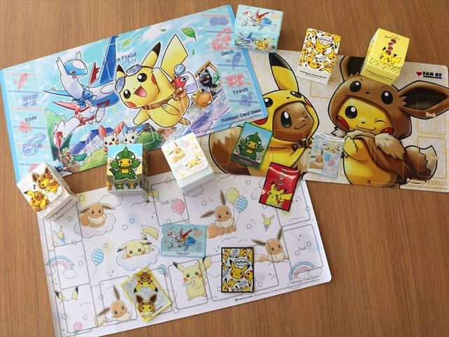 Pokemon Center Exclusive Tcg Deck Shields And Rubber Play Mats Up