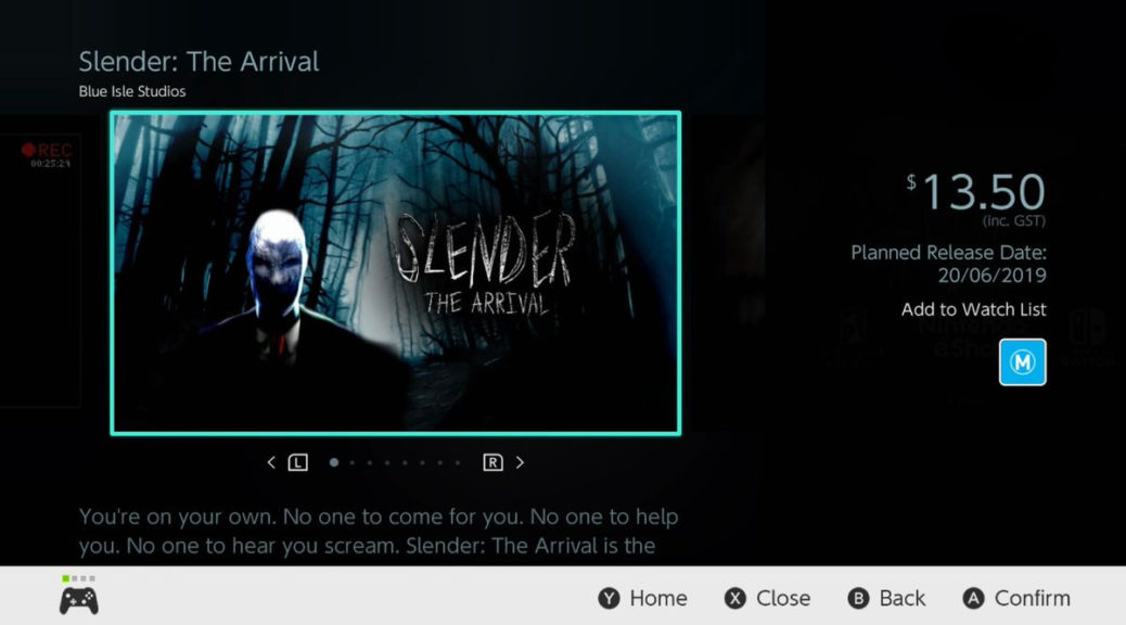 slender the arrival switch download