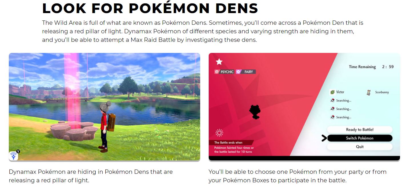 Pokemon Dens And The Y Comm Feature Introduced In Pokemon