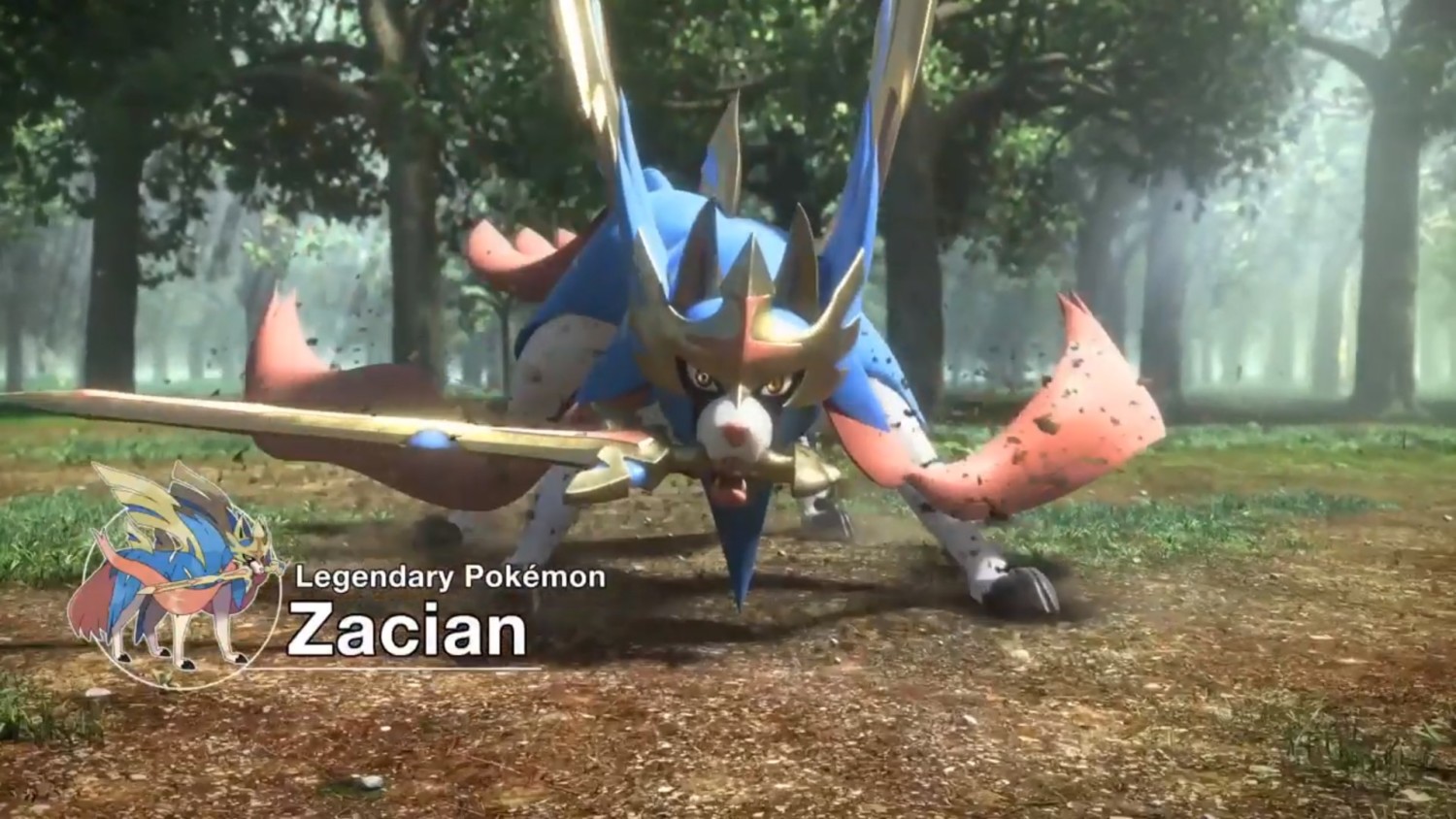 Pokemon Sword and Shield Legendaries are Zacian and Zamazenta