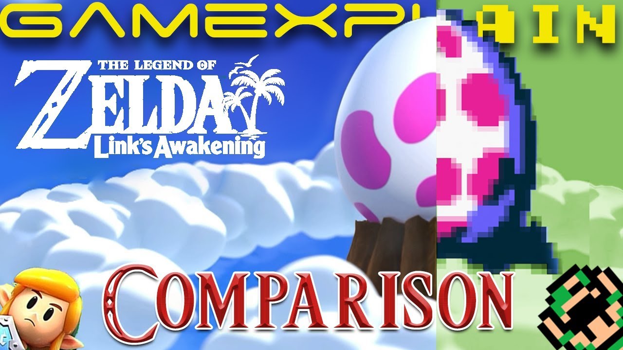 Here's A Comparison Of The Legend Of Zelda: Link's Awakening On