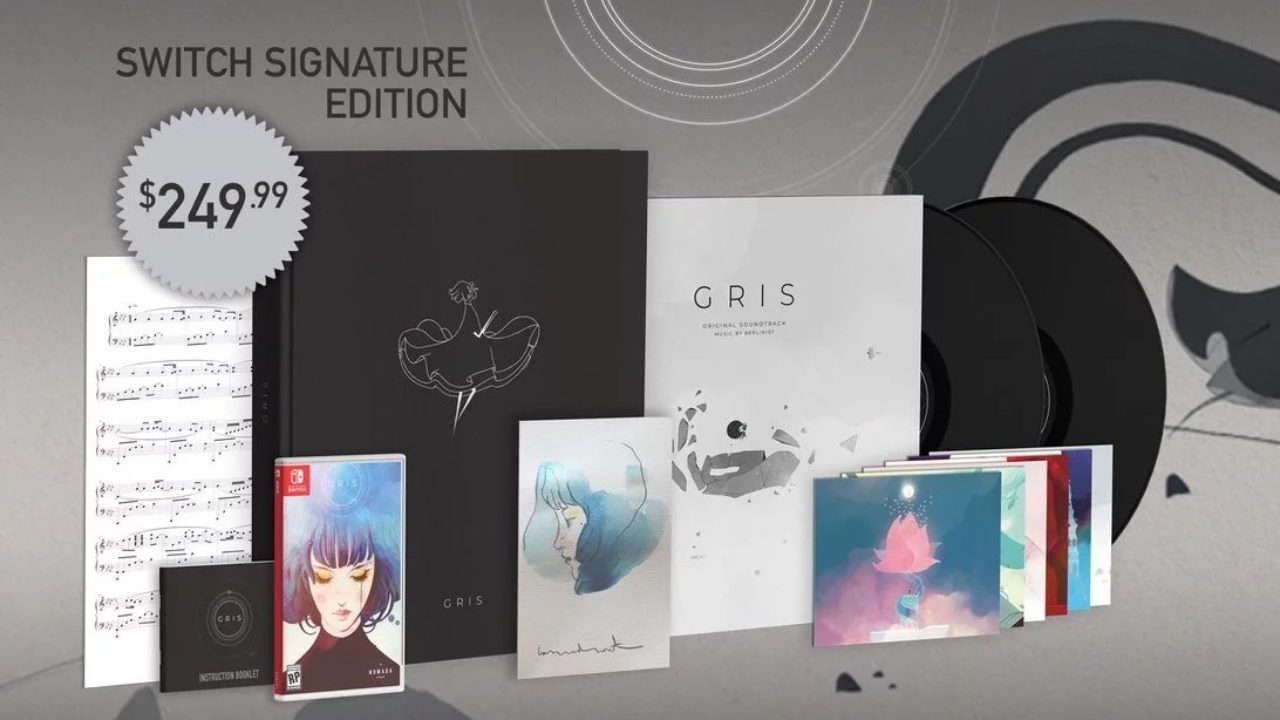 Gris Switch Collectors Edition Limited Run Special Reserve Games # store 4382 / 8000