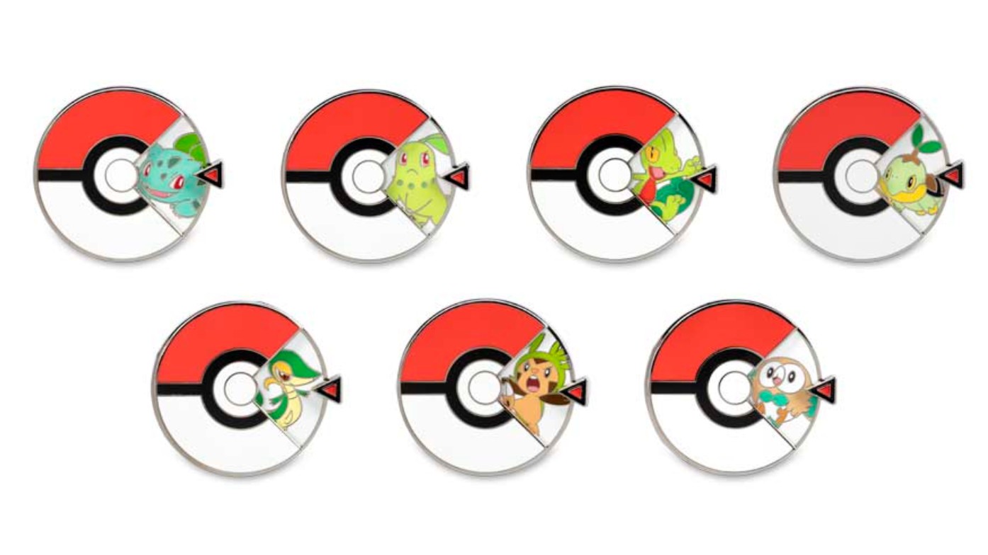 pokemon starters pokemon pins