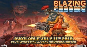 Launch Trailer for Blazing Chrome, Available July 11 on Nintendo Switch