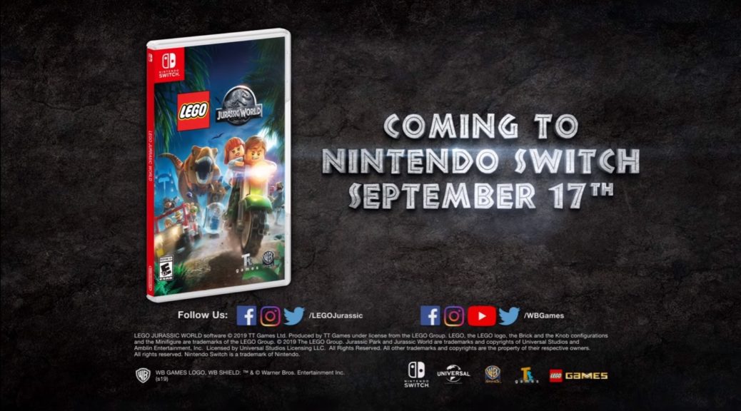 avis tørre anker LEGO Jurassic World Heads To Switch On September 17 – NintendoSoup