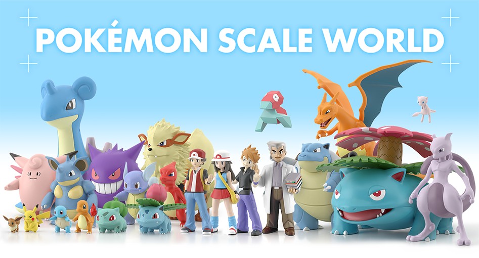 Pokemon Scale World Kanto Region Set Bandai 1/20 Scale Figure All kinds of  set