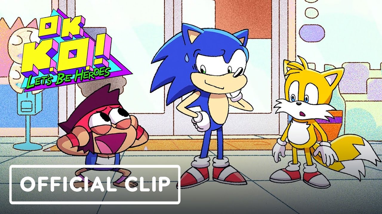 OK KO! Let's Be Heroes Crossover Episode With Sonic 