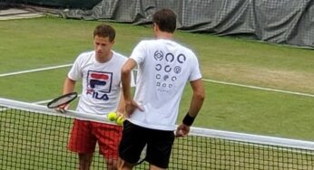 Professional Swiss Tennis Player Roger Federer Spotted Wearing A Pokemon Uniqlo T-Shirt