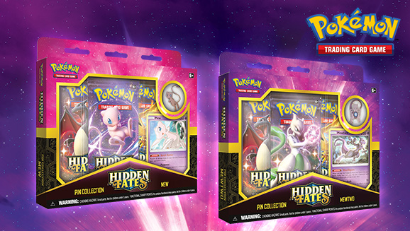 2019 Pokemon TCG Power Partnership Tin Mewtwo & Mew GX - US