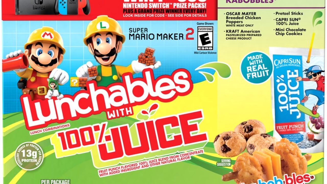 Lunchables deals mario code