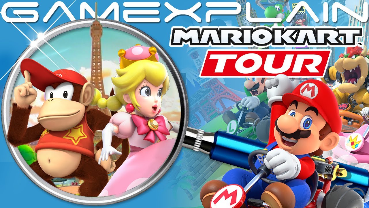 Peachette And All Tracks Showed In Mario Kart Tour Trailer Nintendosoup 3264