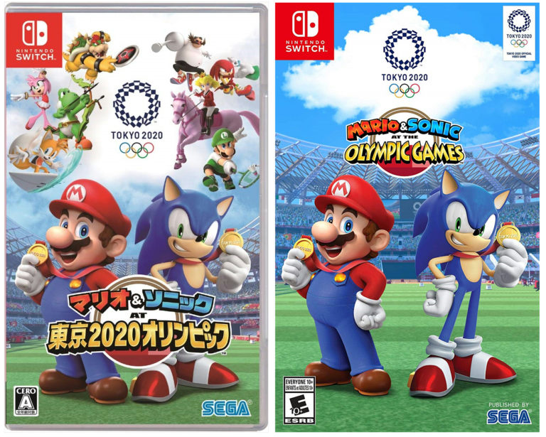 Mario & Sonic At The Olympic Games Tokyo 2020 Boxart Looks Different In