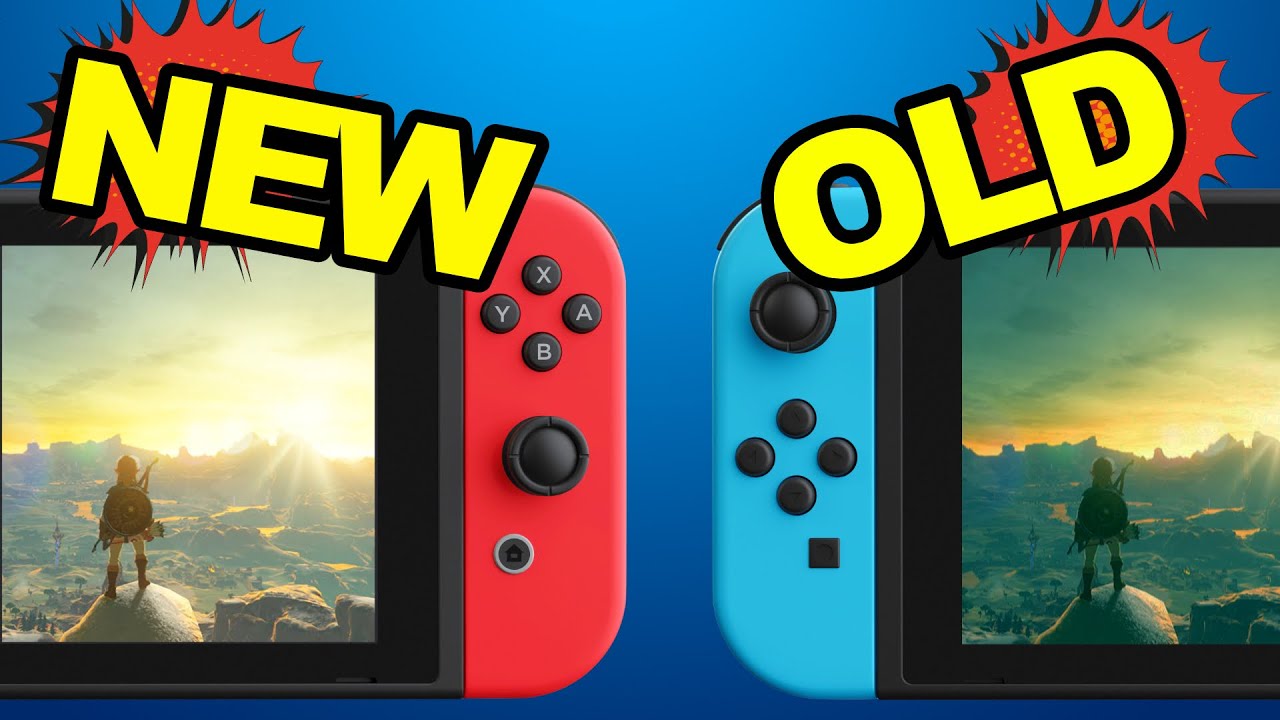 The Joy Cons Bundled With Revised Switch Models Have Small - new switch model vs original