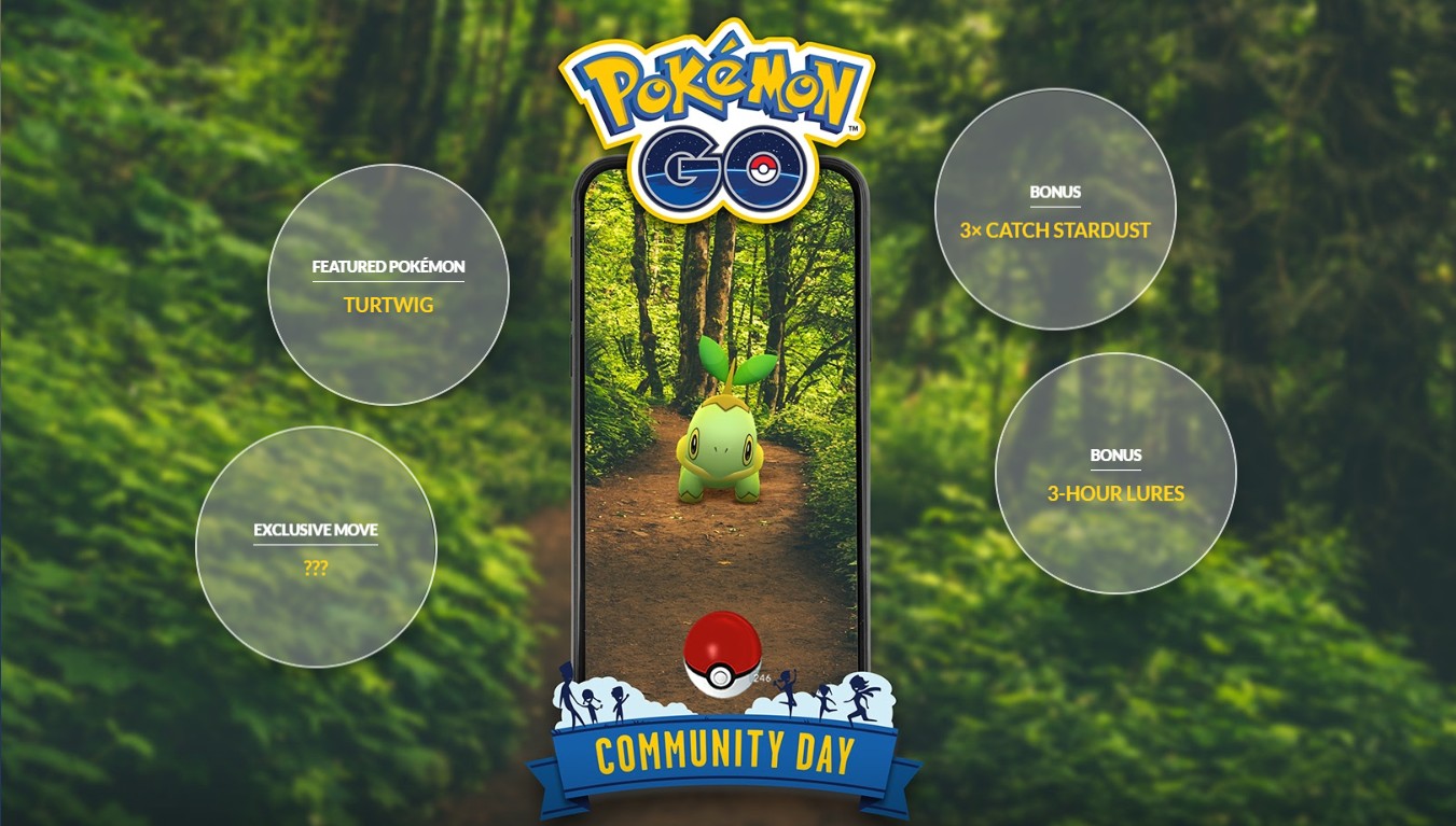 Pokemon GO Community Day September 2019’s Featured Pokemon Is Turtwig ...