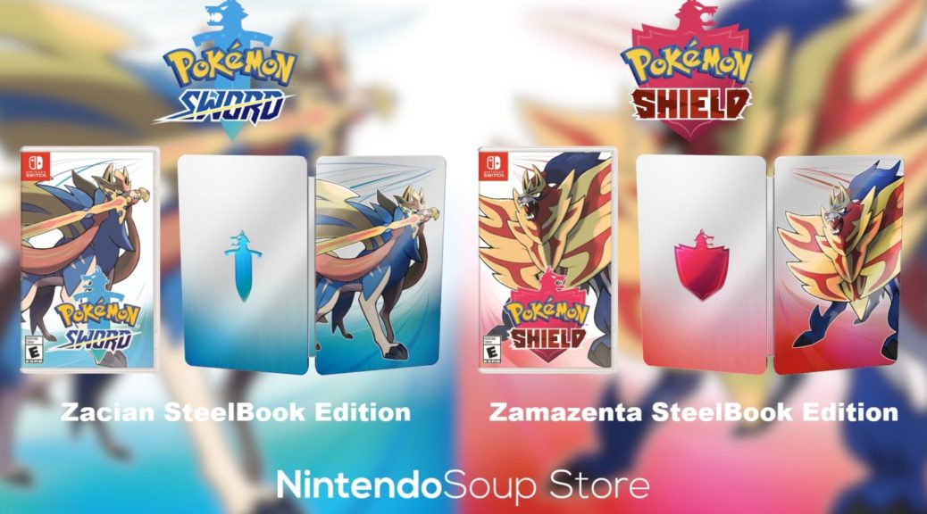 Pokemon Sword Zacian Steelbook Edition And Pokemon Shield