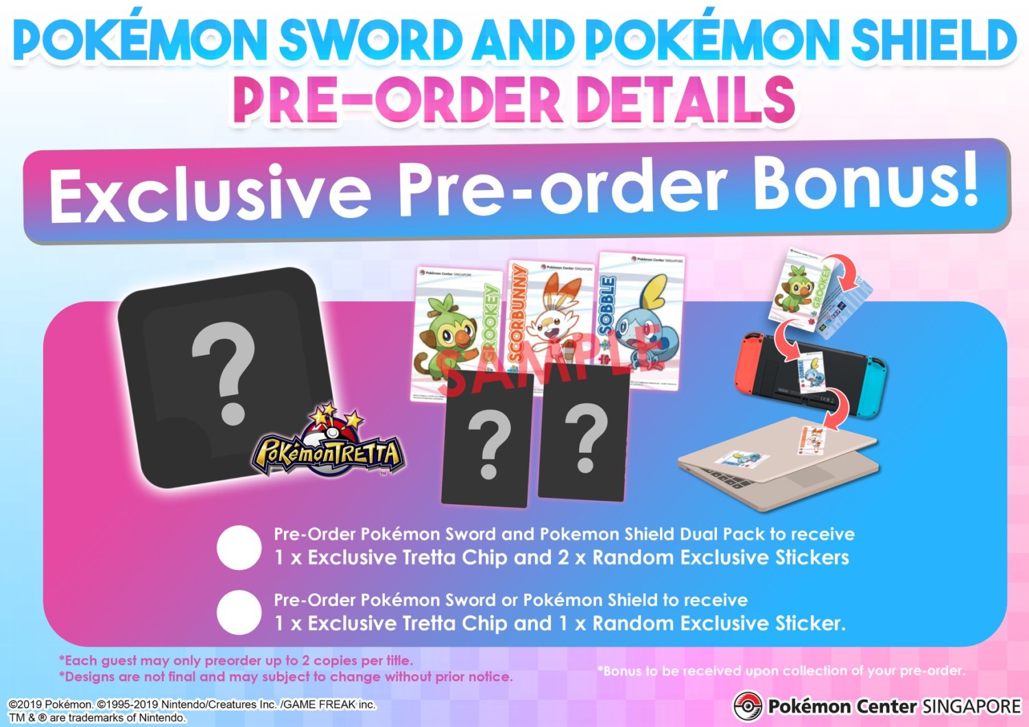 Pokemon Center Singapores Exclusive Sword And Shield Pre