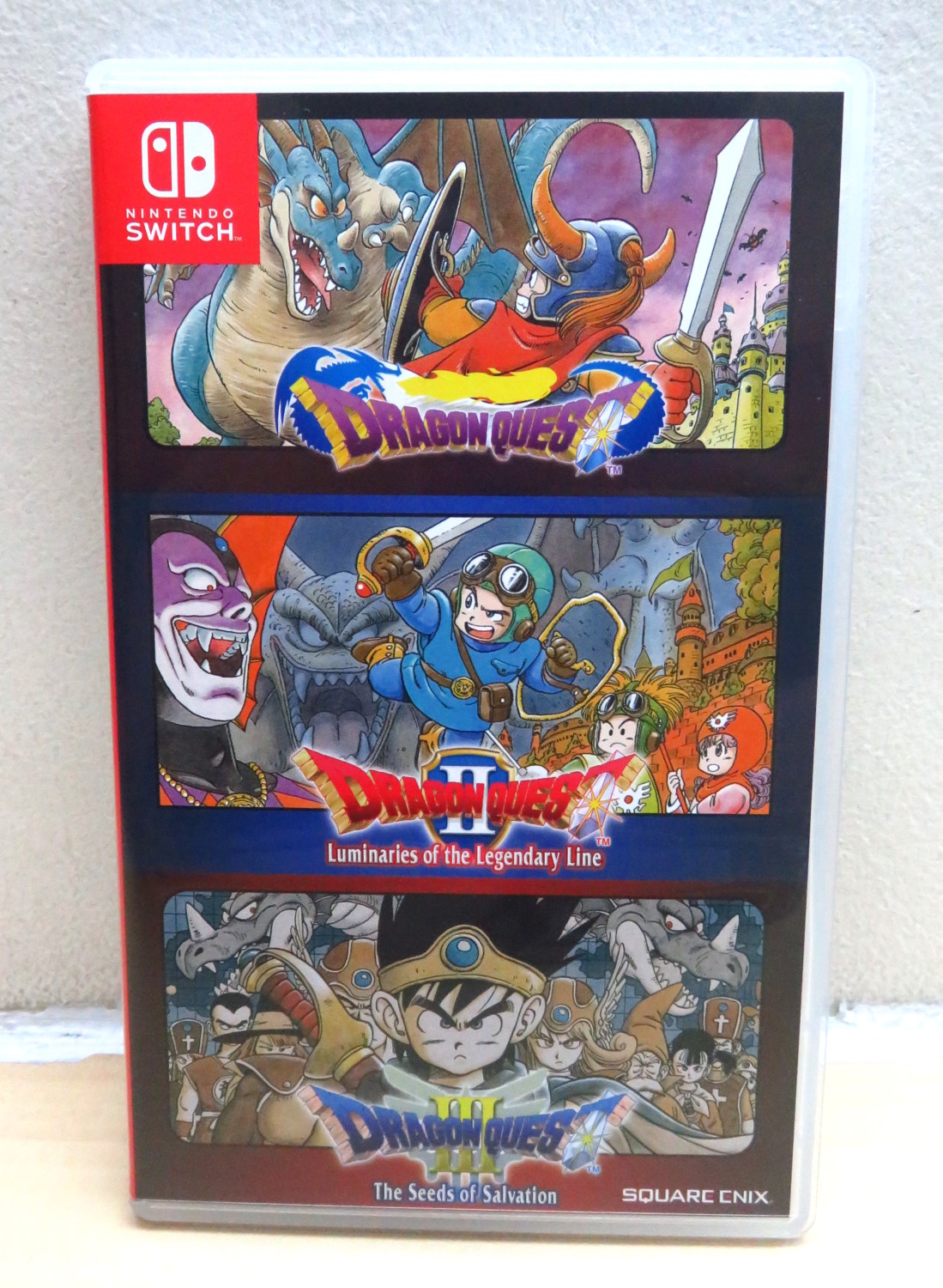Dragon Quest I/II/III Collection Custom Nintendo Switch Boxart With  Physical Game Case no Game Incl. 