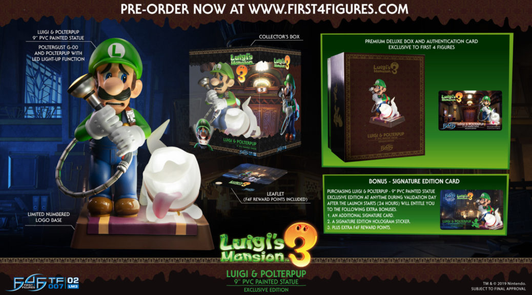 New Product Announcement - Luigi's Mansion 3 - Luigi & Polterpup 9 PV –  Dark Horse Direct