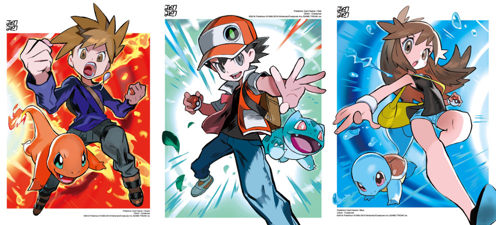 High-Quality Artwork For Red, Blue, And Green Pokemon TCG Cards Released –  NintendoSoup