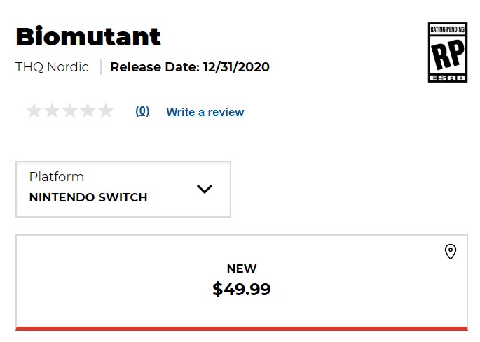 download biomutant for nintendo switch