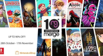 Merge Games Commences 10th Anniversary Sale, With Up To 90% Off For Switch Titles