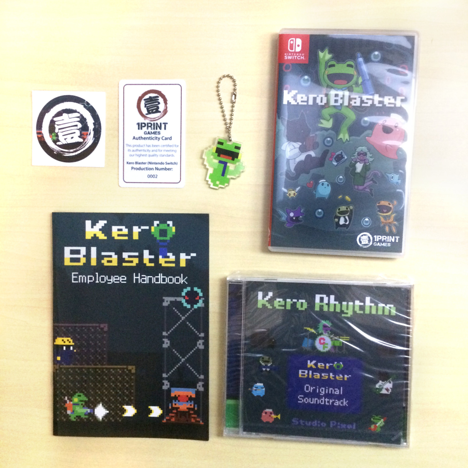 Unboxing Kero Blaster + Ittle Dew (Switch) from 1Print Games 