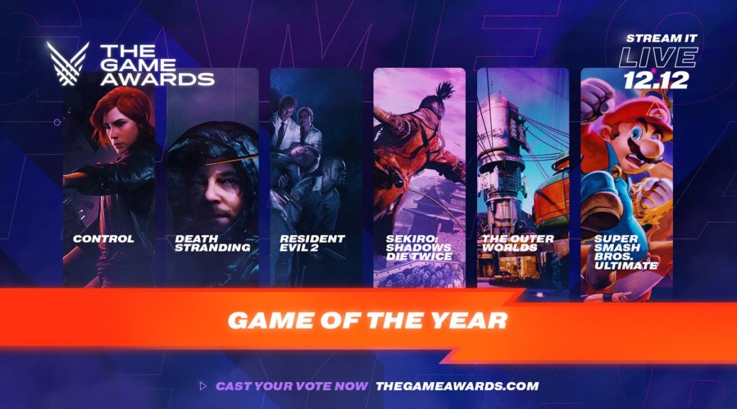 The Game Awards 2019 Nominees Revealed, Smash Ultimate Nominated For Game  Of The Year – NintendoSoup