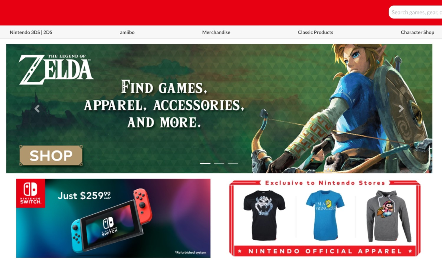 tienda de Nintendo of America ha sido rediseñada -
