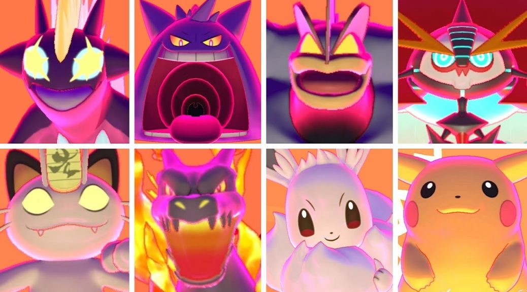 Video All Gigantamax Pokemon And Their Shiny Colors From