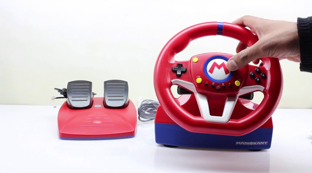 HORI Nintendo Switch Mario Kart 8 Deluxe Wheel (Mario Version) Officially  Licensed By Nintendo - Nintendo Switch