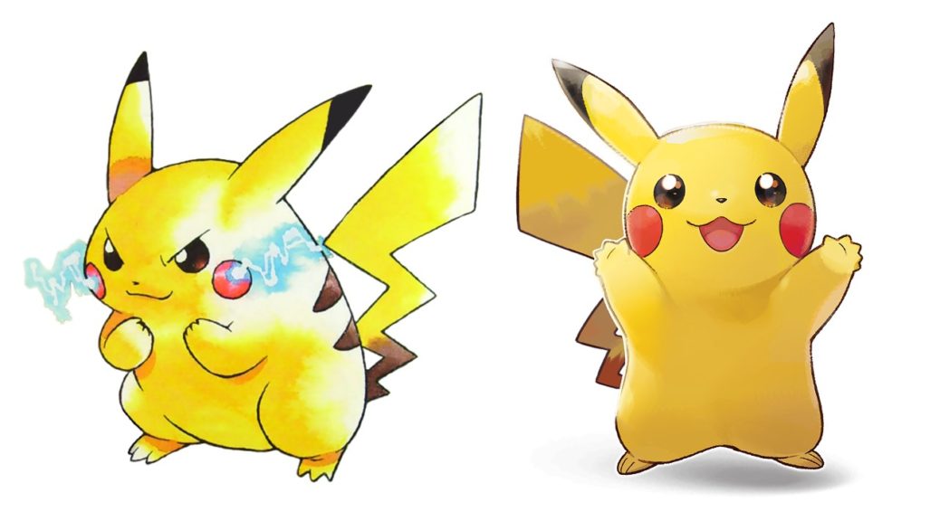 Ken Sugimori The Pokemon Anime Influenced Pikachus Sleeker
