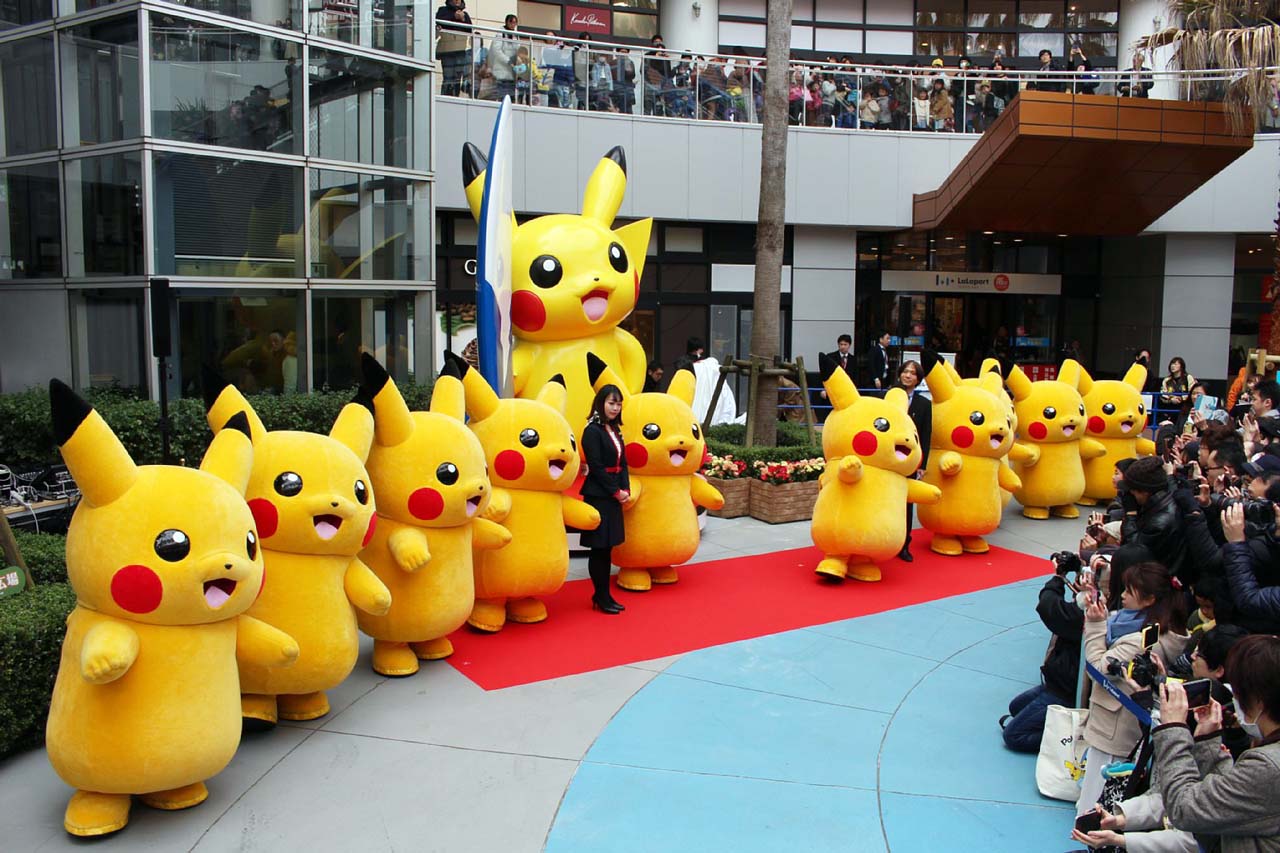 pikachu statue celebrations