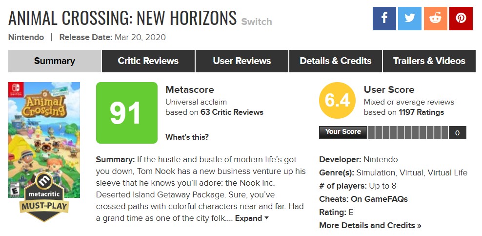 Pokemon Scarlet & Violet Is Getting Review Bombed On Metacritic