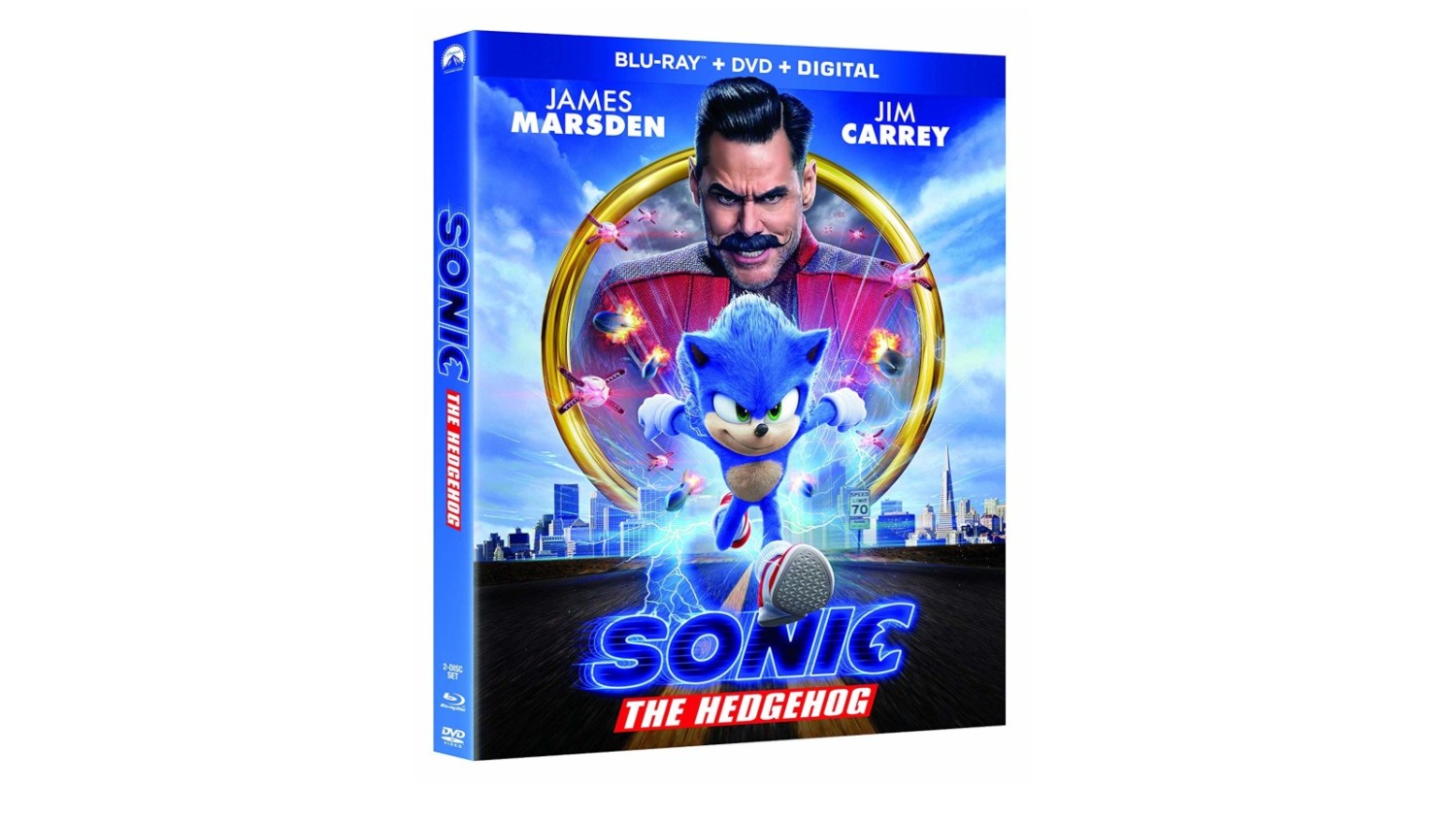  Sonic the Hedgehog [Blu-ray] Starring Jim Carrey