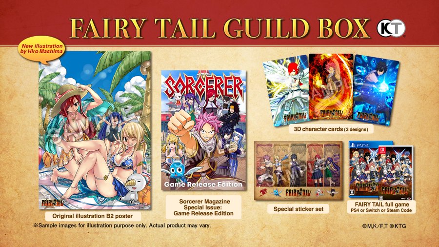FAIRY TAIL Guild Box Bundle Announced In Europe, Pre-Orders Open ...