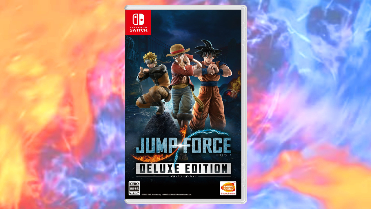 Nintendo force. Jump Force Deluxe Edition. Jump Force Switch. Jump Force игра на Нинтендо свитч. Jump Force обложка.