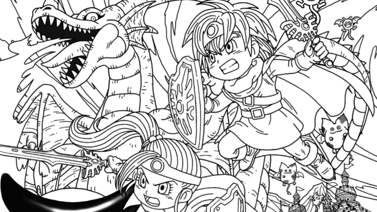 final fantasy 9 coloring pages