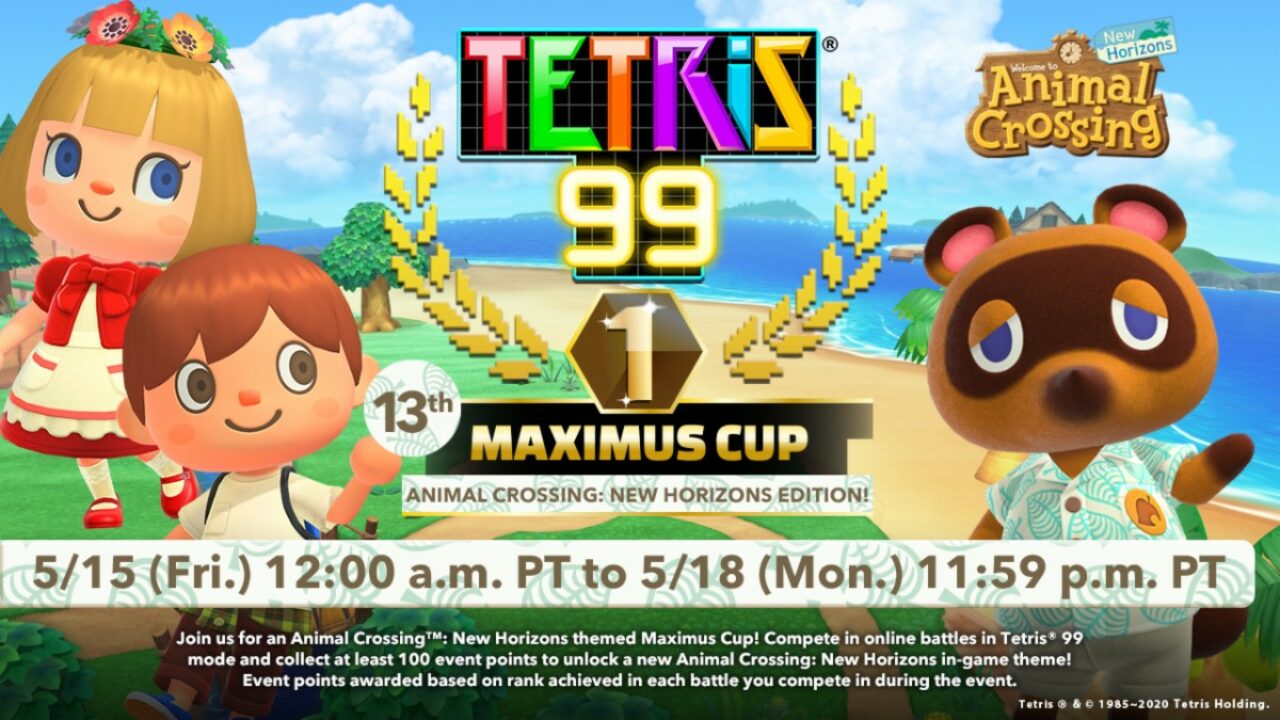 Animal Crossing: New Horizons Theme Comes To Tetris 99 In 13th Maximus Cup  – NintendoSoup